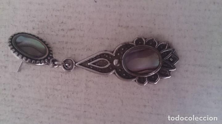 Joyeria: PENDIENTES DE METAL Y NACAR - Foto 3