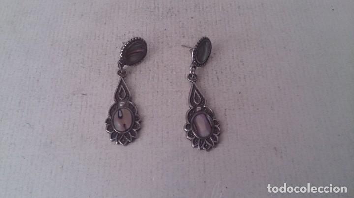Joyeria: PENDIENTES DE METAL Y NACAR - Foto 4