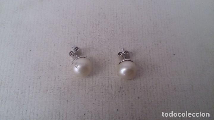 Joyeria: Pendientes de perlas y plata 925 - Foto 3