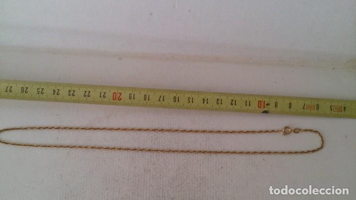 Joyeria: CADENA DE METAL DORADA 18 MICRAS - Foto 2