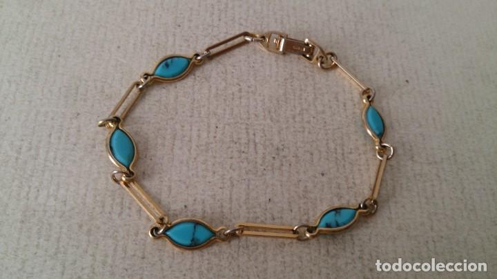 Joyeria: Pulsera dorada y piedras - Foto 1