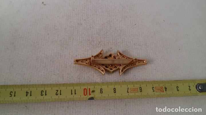 Joyeria: PTECIOSO BROCHE DORADO Y PIEDRAS - Foto 2