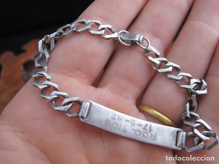 Joyeria: Pulsera esclava en plata de ley. David. 10 gramos - Foto 4
