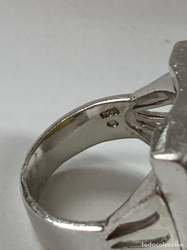 Joyeria: Sortija de plata con citrino central/S51 - Foto 4