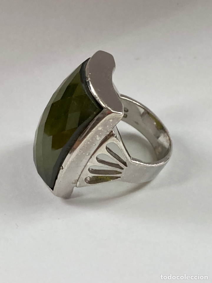 Joyeria: Sortija de plata con citrino central/S51 - Foto 5