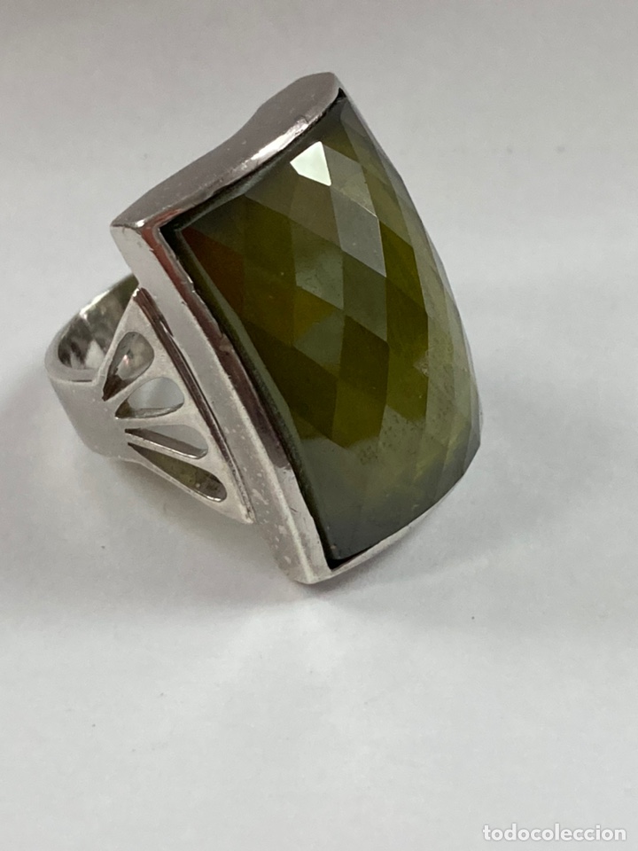 Joyeria: Sortija de plata con citrino central/S51 - Foto 7