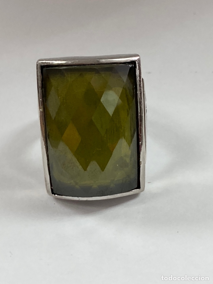 Joyeria: Sortija de plata con citrino central/S51 - Foto 8