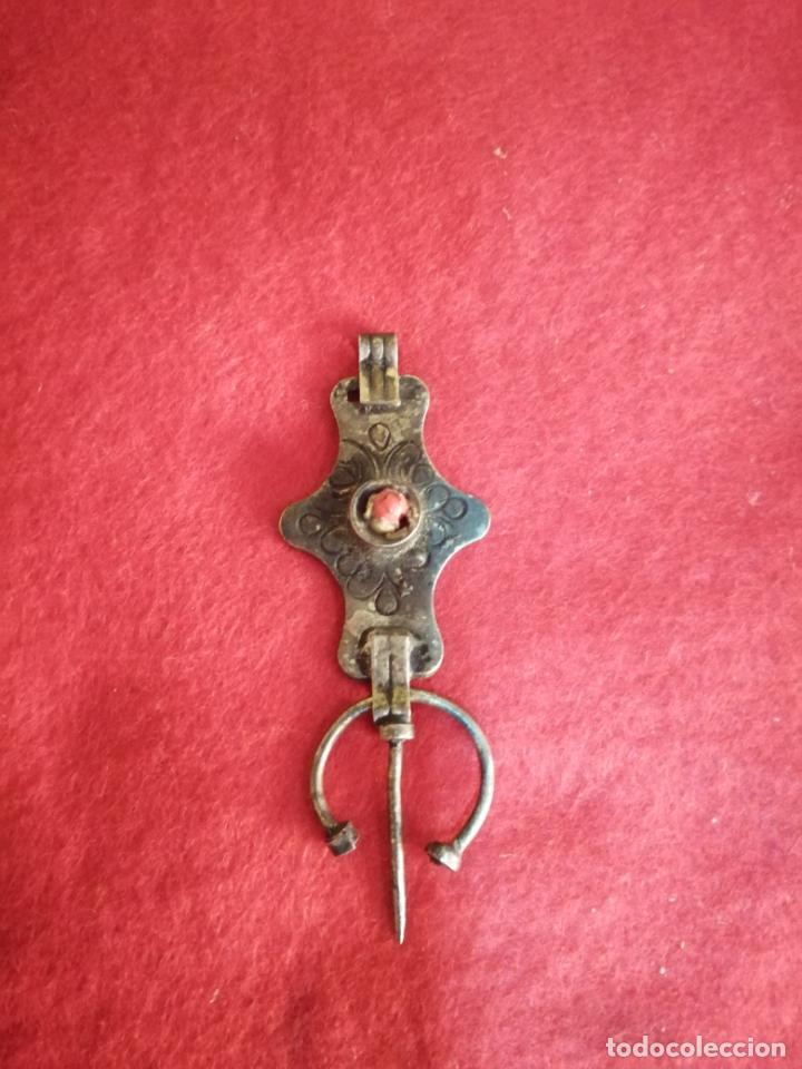 Joyeria: Antiguo alfiler tuareg de plata - Foto 1