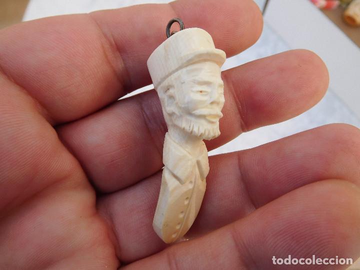 Joyeria: Colgante de marfil antiguo - Foto 1