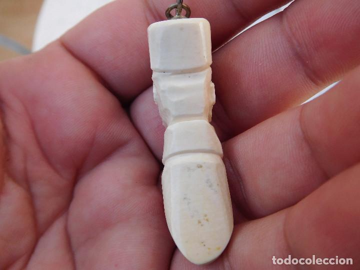 Joyeria: Colgante de marfil antiguo - Foto 4