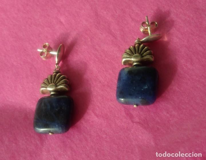 Joyeria: PENDIENTES DE PLATA Y LAPISL&Aacute;ZULI - Foto 3