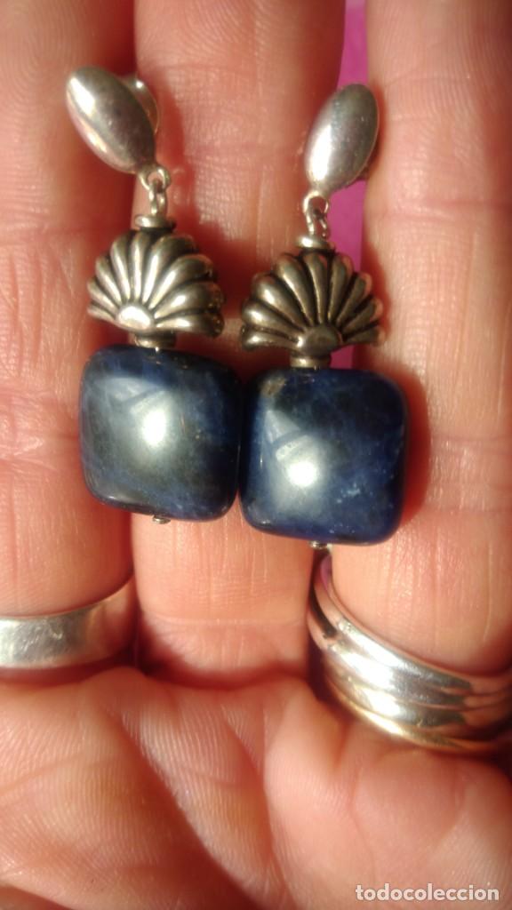 Joyeria: PENDIENTES DE PLATA Y LAPISL&Aacute;ZULI - Foto 4