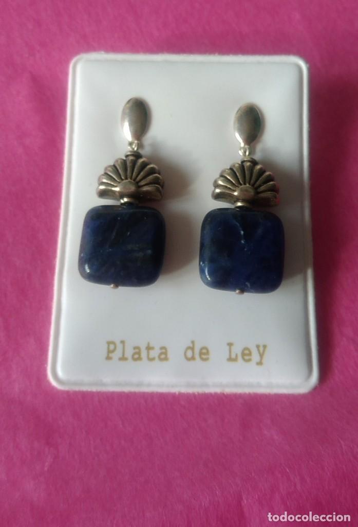Joyeria: PENDIENTES DE PLATA Y LAPISL&Aacute;ZULI - Foto 5