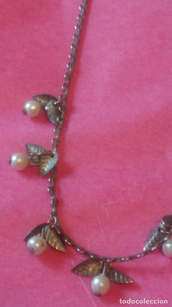 Joyeria: GARGANTILLA PLATEADA Y PERLITAS - Foto 1