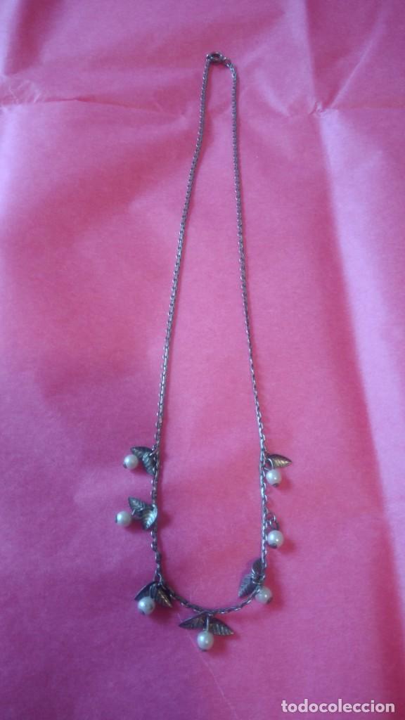 Joyeria: GARGANTILLA PLATEADA Y PERLITAS - Foto 3
