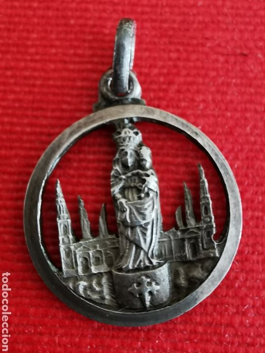 Joyeria: Medalla Virgen del Pilar, 1,6 cm - Foto 1