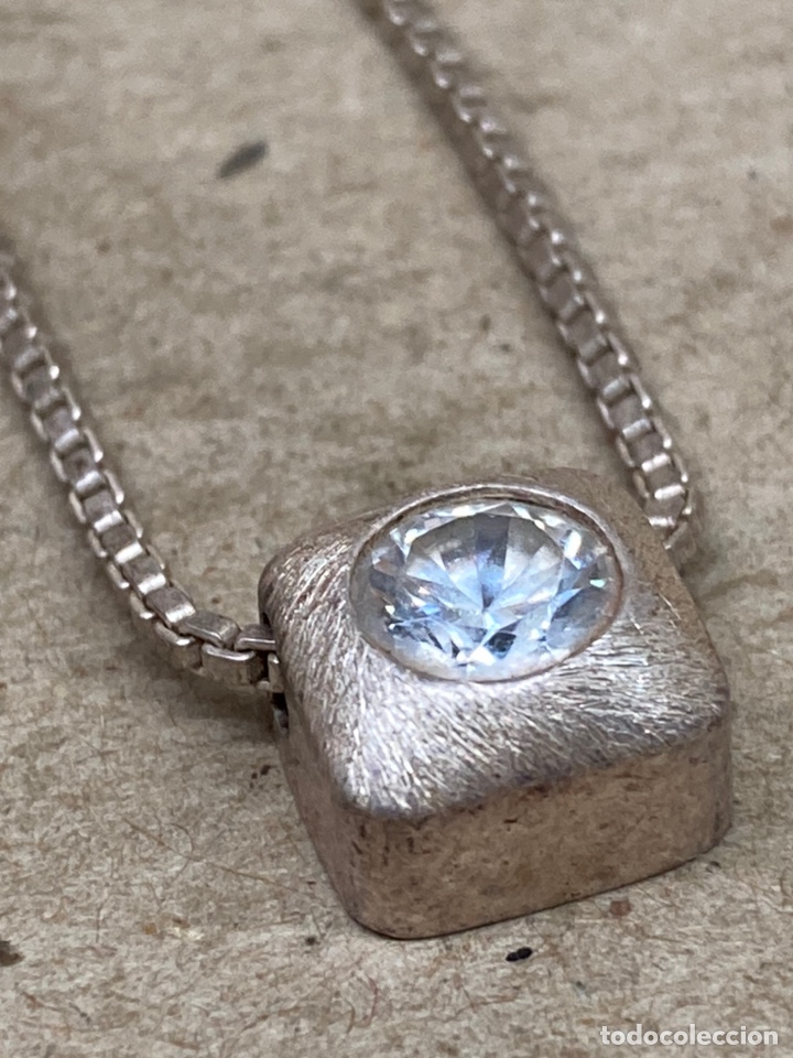 Joyeria: Gargantilla y colgante de plata - Foto 1