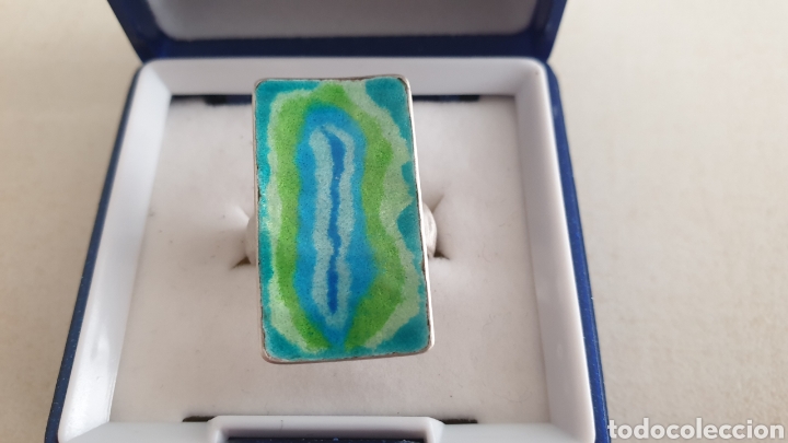 Joyeria: ANILLO DE PLATA DE LEY CON ESMALTE - Foto 2