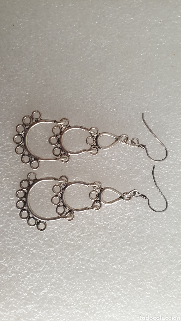 Joyeria: PENDIENTES DE PLATA DE LEY 6 CM - Foto 4