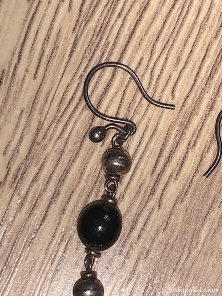 Joyeria: Preciosa pareja de pendientes de plata de Ley - Foto 4