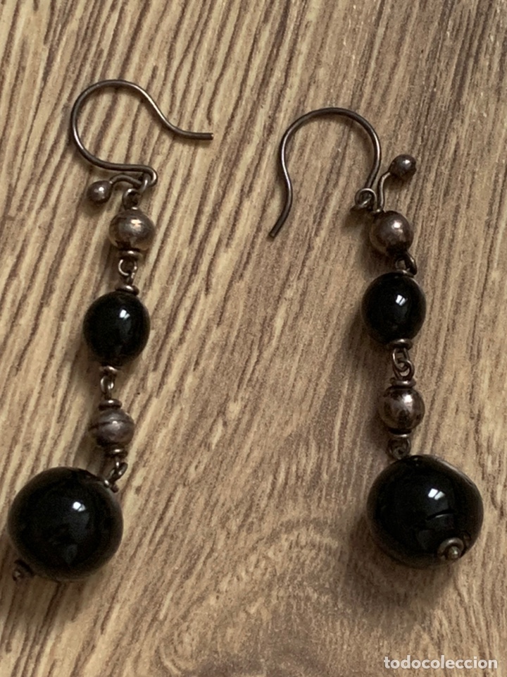 Joyeria: Preciosa pareja de pendientes de plata de Ley - Foto 1