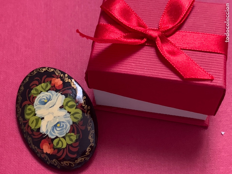 Joyeria: Bonito broche pintado y firmado - Foto 5