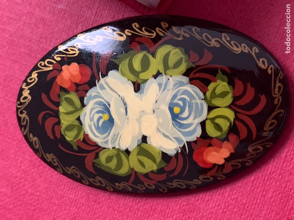 Joyeria: Bonito broche pintado y firmado - Foto 6