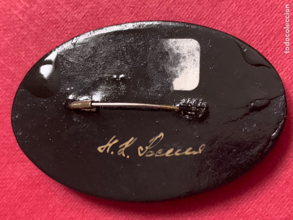 Joyeria: Bonito broche pintado y firmado - Foto 7