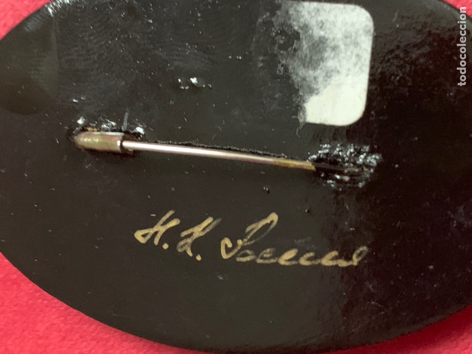 Joyeria: Bonito broche pintado y firmado - Foto 8