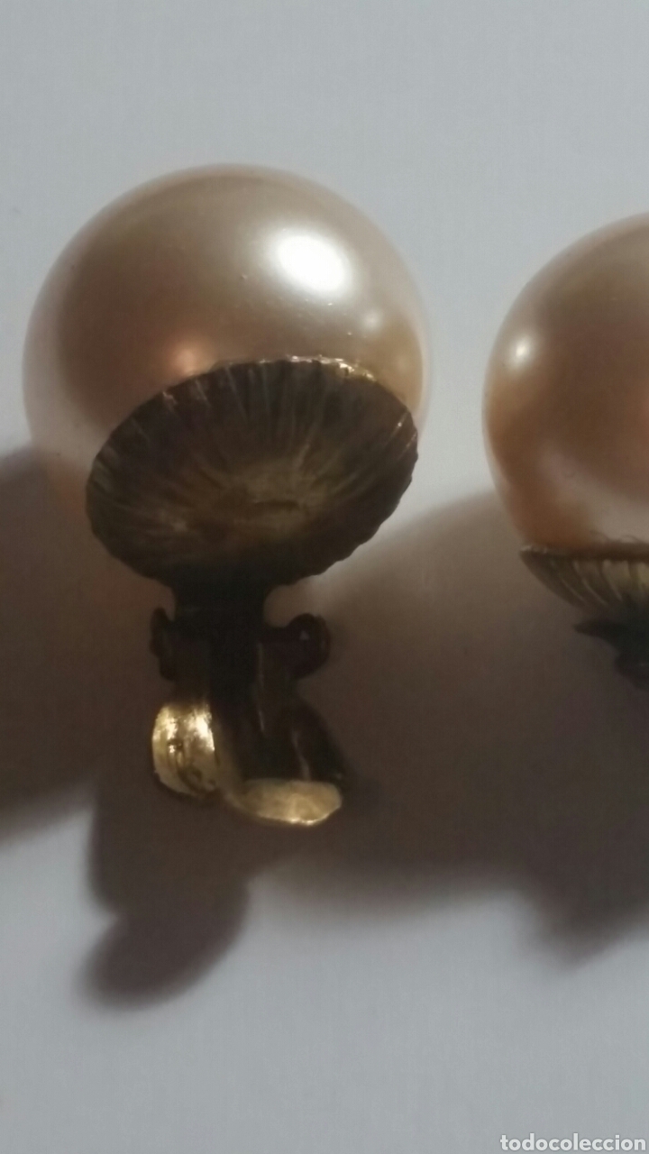 Joyeria: Pendientes de perla a&ntilde;os 40 - Foto 3