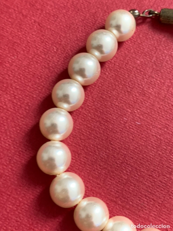 Joyeria: Antigua pulsera de perlas tipo majorica - Foto 2