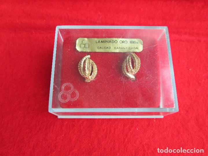 Joyeria: PENDIENTES CHAPADO EN ORO . - Foto 6