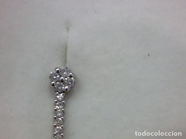 Joyeria: pendientes oro blanco 18 kts y diamantes - Foto 6