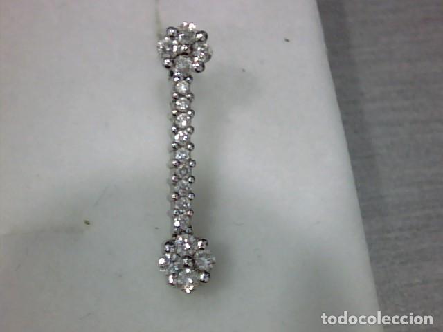 Joyeria: pendientes oro blanco 18 kts y diamantes - Foto 8