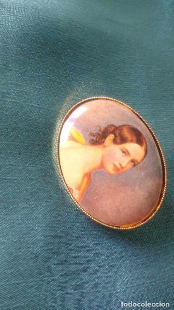 Joyeria: BROCHE ESMALTADO BUSTO DAMA DE &Eacute;POCA - Foto 3