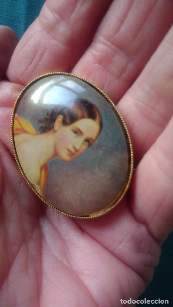 Joyeria: BROCHE ESMALTADO BUSTO DAMA DE &Eacute;POCA - Foto 5