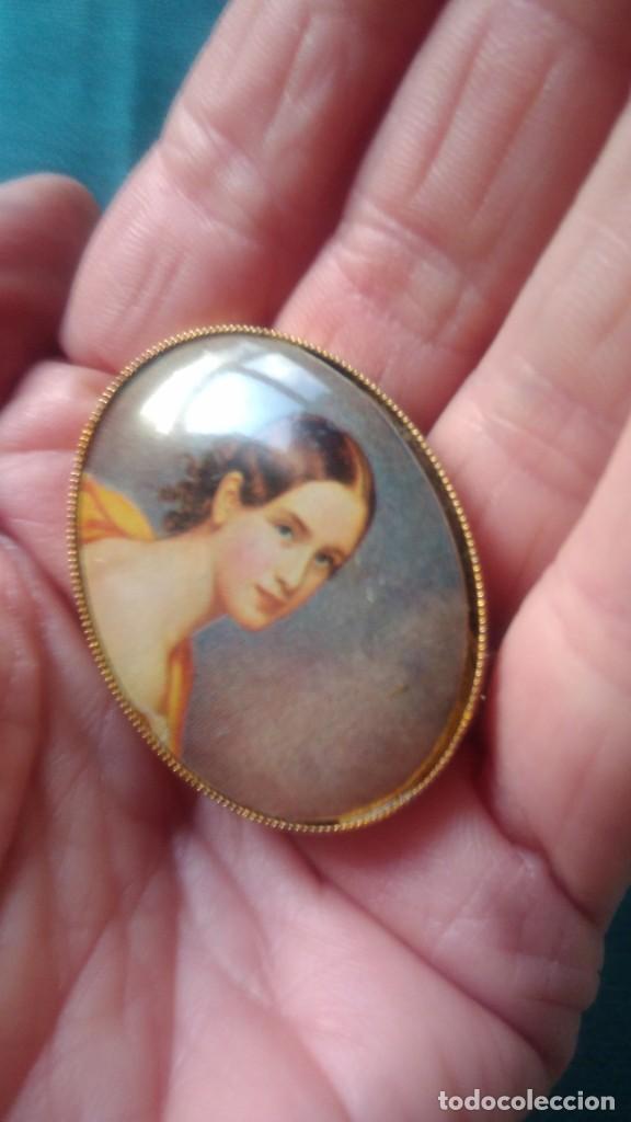 Joyeria: BROCHE ESMALTADO BUSTO DAMA DE &Eacute;POCA - Foto 6