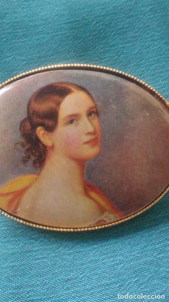 Joyeria: BROCHE ESMALTADO BUSTO DAMA DE &Eacute;POCA - Foto 7