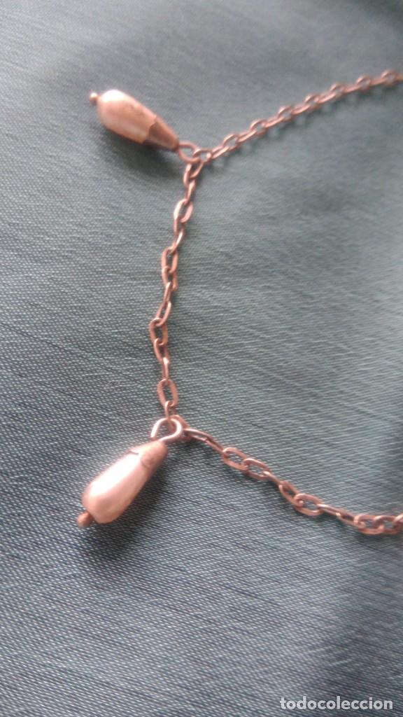Joyeria: COLLAR DE PLATA CON TRES L&Aacute;GRIMITAS S&Iacute;MIL PERLA - Foto 2