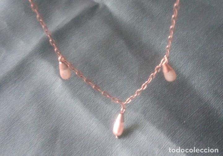 Joyeria: COLLAR DE PLATA CON TRES L&Aacute;GRIMITAS S&Iacute;MIL PERLA - Foto 5