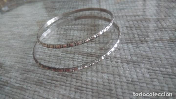 Joyeria: DOS PULSERAS PLATEADAS LABRADAS - Foto 6