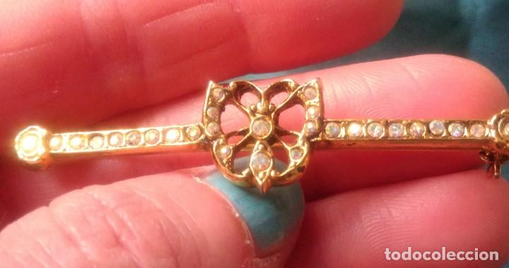 Joyeria: BROCHE DORADO Y PEDRER&Iacute;A - Foto 6
