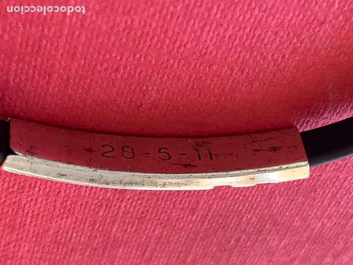 Joyeria: Linda pulsera en plata de Ley y caucho - Foto 5