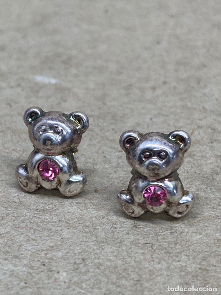 Joyeria: PENDIENTES DE PLATA DE OSO - Foto 2
