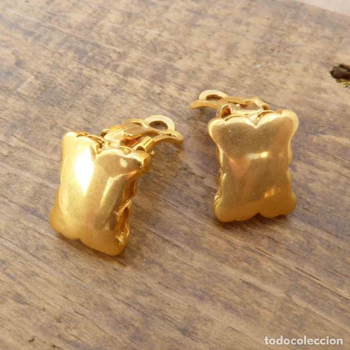 Joyeria: Pendientes vintage con clip y ba&ntilde;o de oro - Foto 1