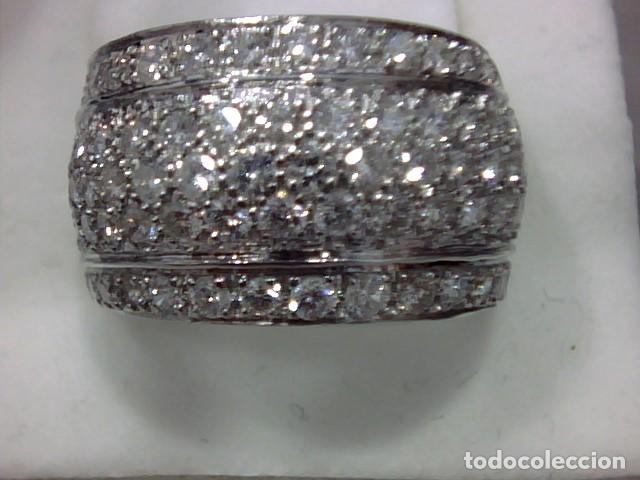 Joyeria: ANILLO ORO BLANCO 18 KL Y DIAMANTES - Foto 1