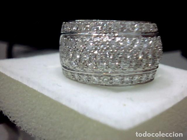 Joyeria: ANILLO ORO BLANCO 18 KL Y DIAMANTES - Foto 2