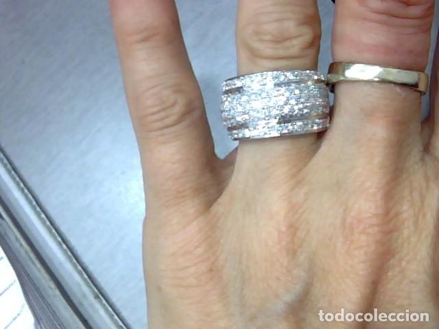 Joyeria: ANILLO ORO BLANCO 18 KL Y DIAMANTES - Foto 3
