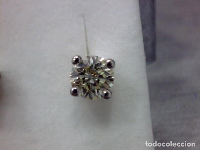Joyeria: pendientes oro blanco 18 kts y diamantes - Foto 4