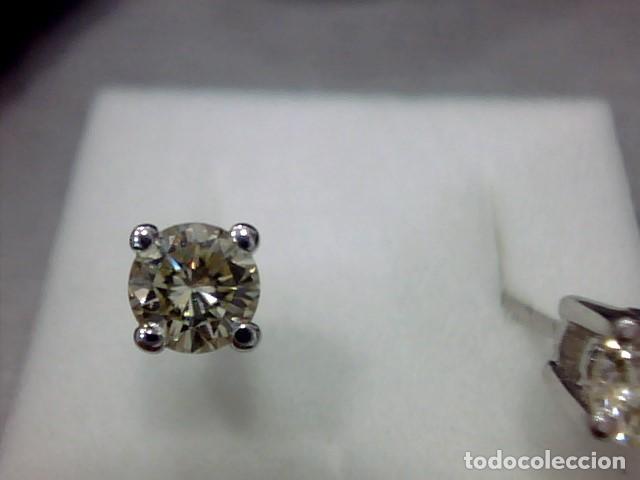 Joyeria: pendientes oro blanco 18 kts y diamantes - Foto 7